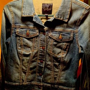 Jessica Simpson blue Jean jacket